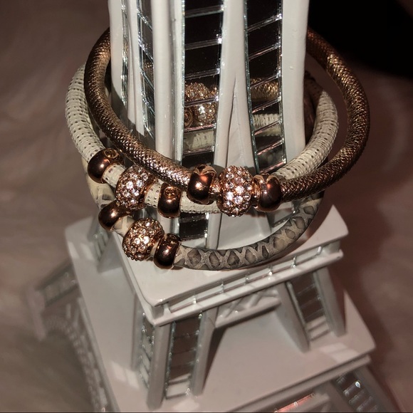 Beautiful henribendel 3 pack bracelets rose gold - Picture 1 of 5